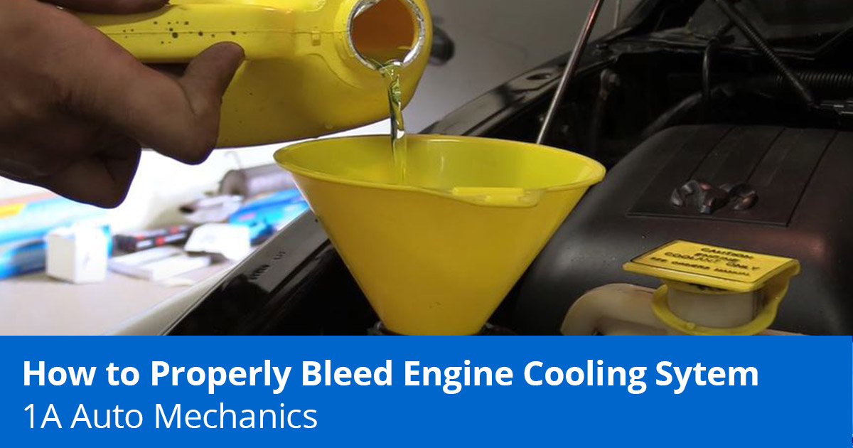 How To Bleed Cooling System Without Bleeder Valve How to Bleed the Coolant System Properly - Expert Tips - 1A Auto