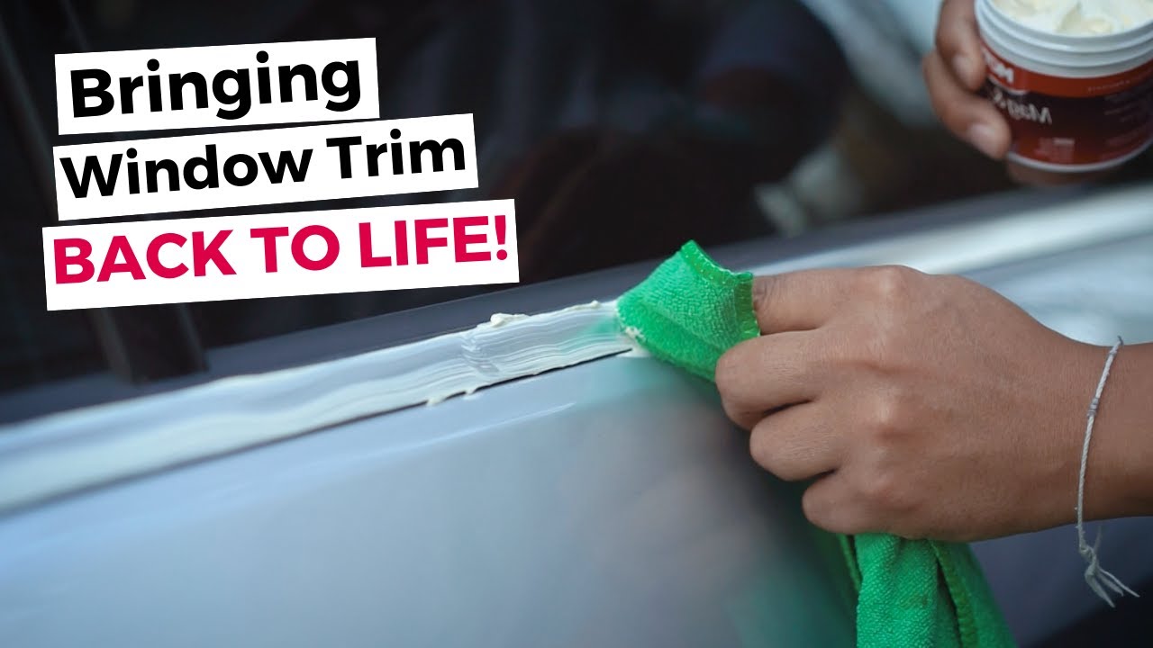 How To Restore Chrome Trim On A Car HOW TO BRING CAR WINDOW TRIM BACK TO LIFE! *POLISHING CHROME* - YouTube