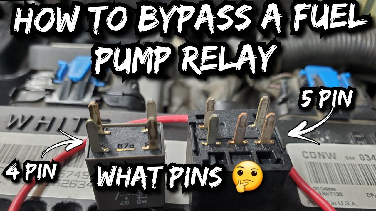 How To Bypass Fuel Pump Relay