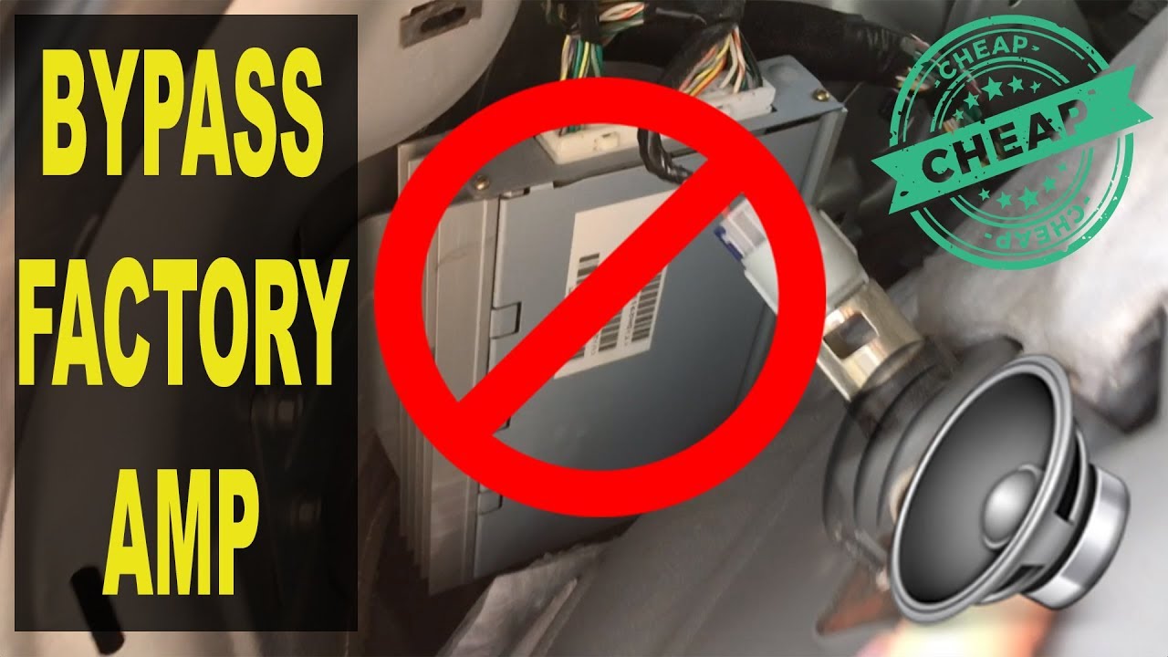 How To Bypass A Factory Amplifier How To BYPASS Factory Amplifier | Plug and Play | 2005 Jeep Grand