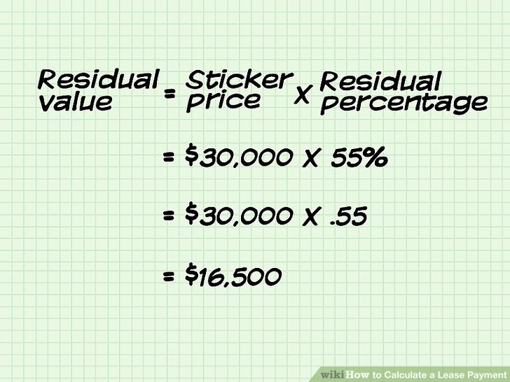 How To Calculate A Lease Payment