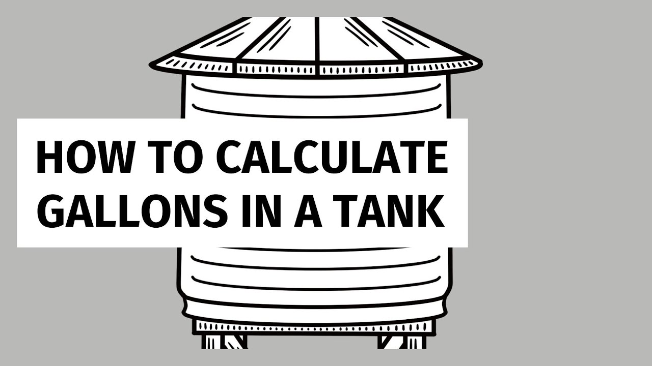 How To Measure Fuel Line Size How to calculate gallons in a tank #construction #