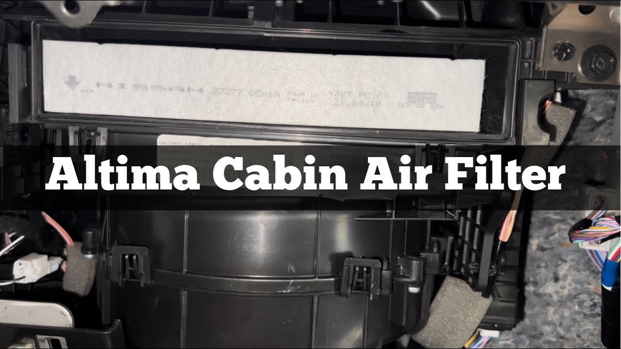 How To Change Cabin Air Filter Nissan Altima How To Change A 2019 - 2022 Nissan Altima Cabin Air Filter - Remove
