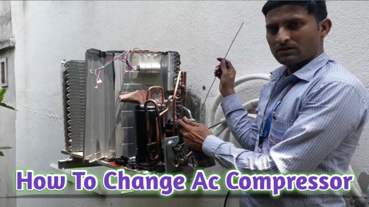 How To Rebuild An Air Conditioning Compressor How To Change Ac Compressor|How To Replace Air Conditioner Compressor