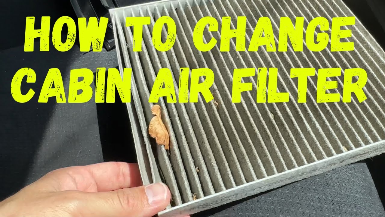 How To Change Car Cabin Air Filter How To Change Cabin Air Filter In Your Vehicle - YouTube