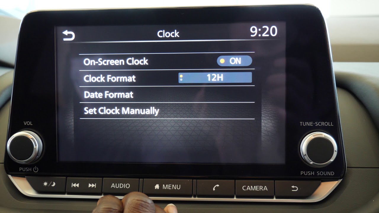 How To Change The Time In A Nissan Rogue