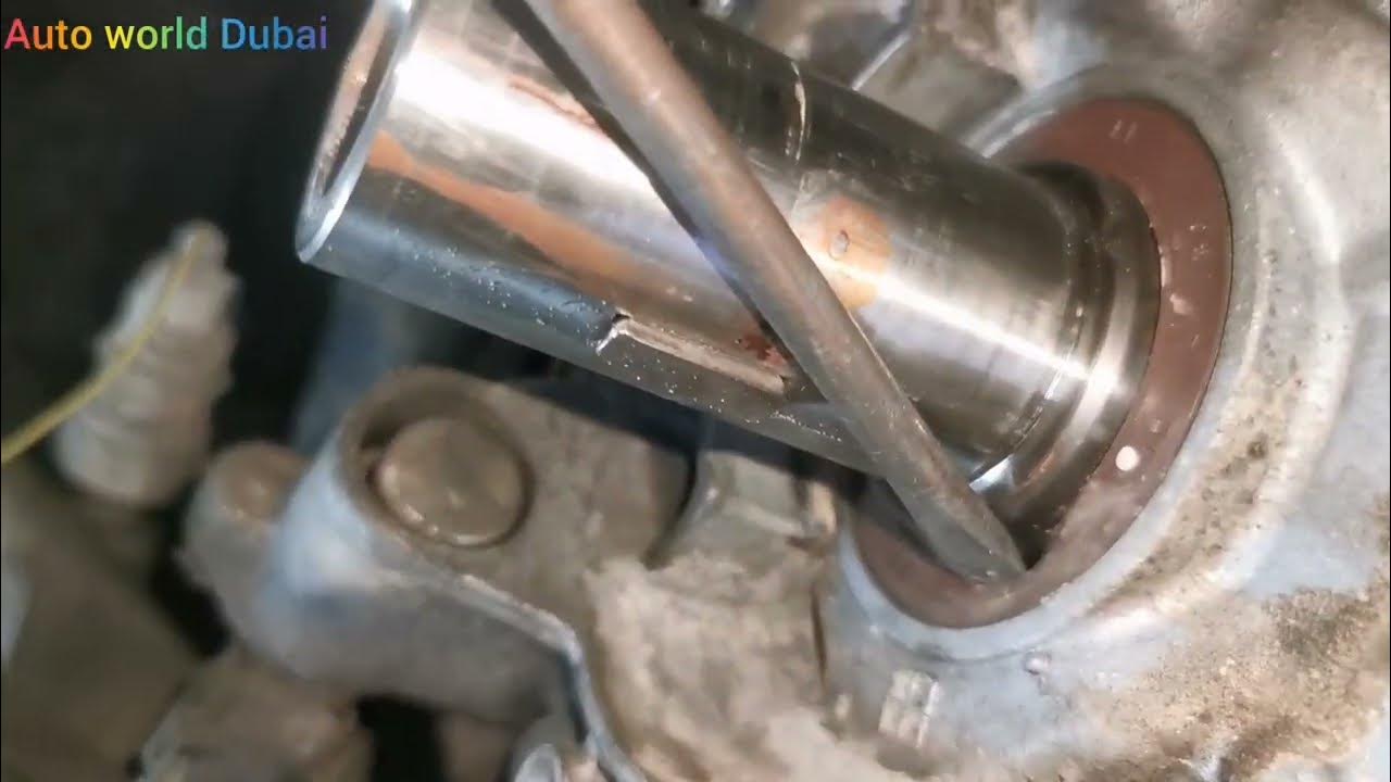 How To Replace A Crankshaft Seal how to change crankshaft oil seal/ how to replace front crankshaft oil