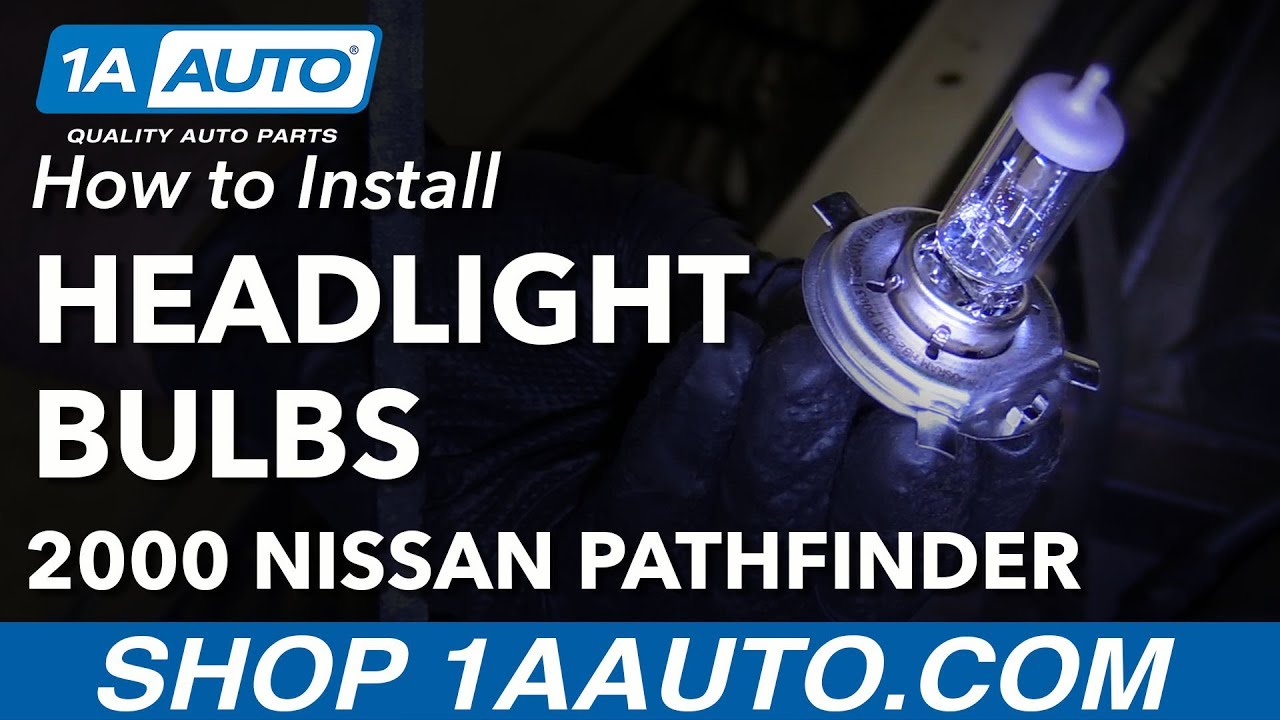 How To Change Headlight Bulb Nissan Pathfinder