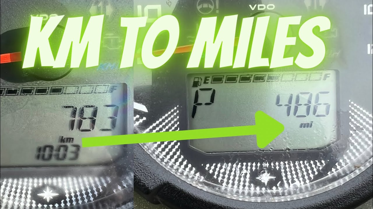 How To Change Odometer From Kilometers To Miles How to Change Odometer from Kilometers to Miles on Polaris Sportsman
