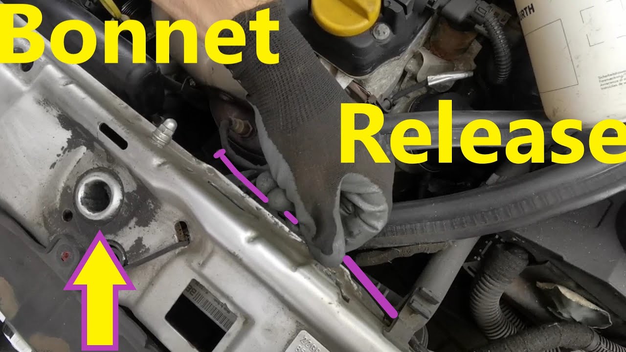 How To Replace A Bonnet Release Cable How To Change The Bonnet Release Cable On A Vauxhall Corsa !!!! - YouTube