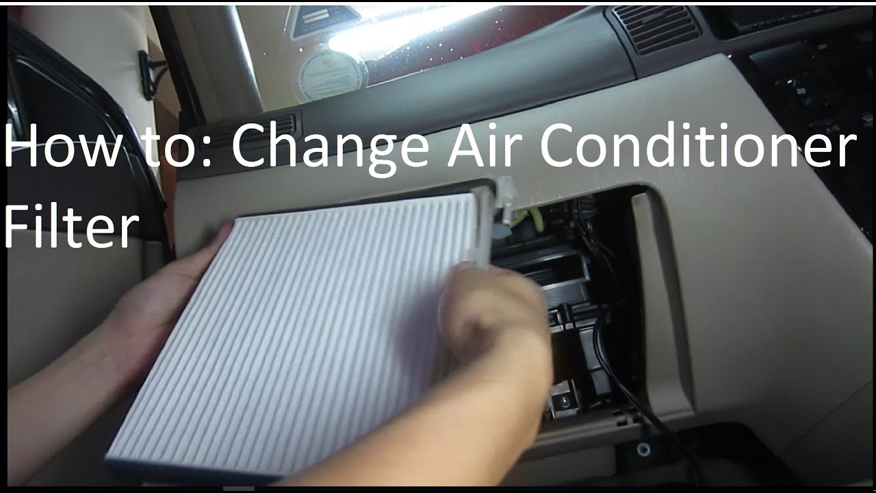 How To Change The Air Conditioner Filter On A Car