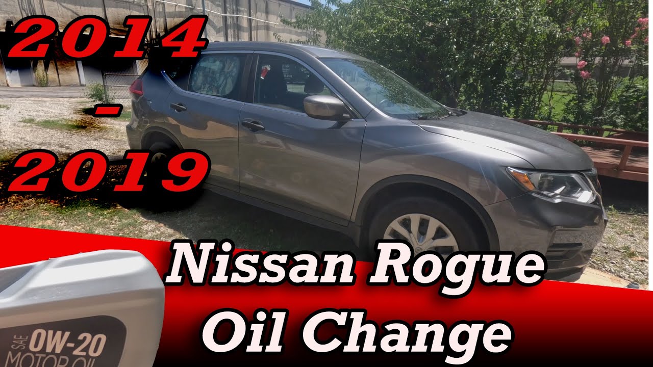 Nissan Rogue Sport Oil Change
