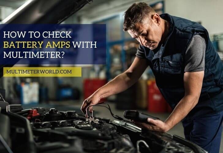 How To Check Battery Amps With Multimeter