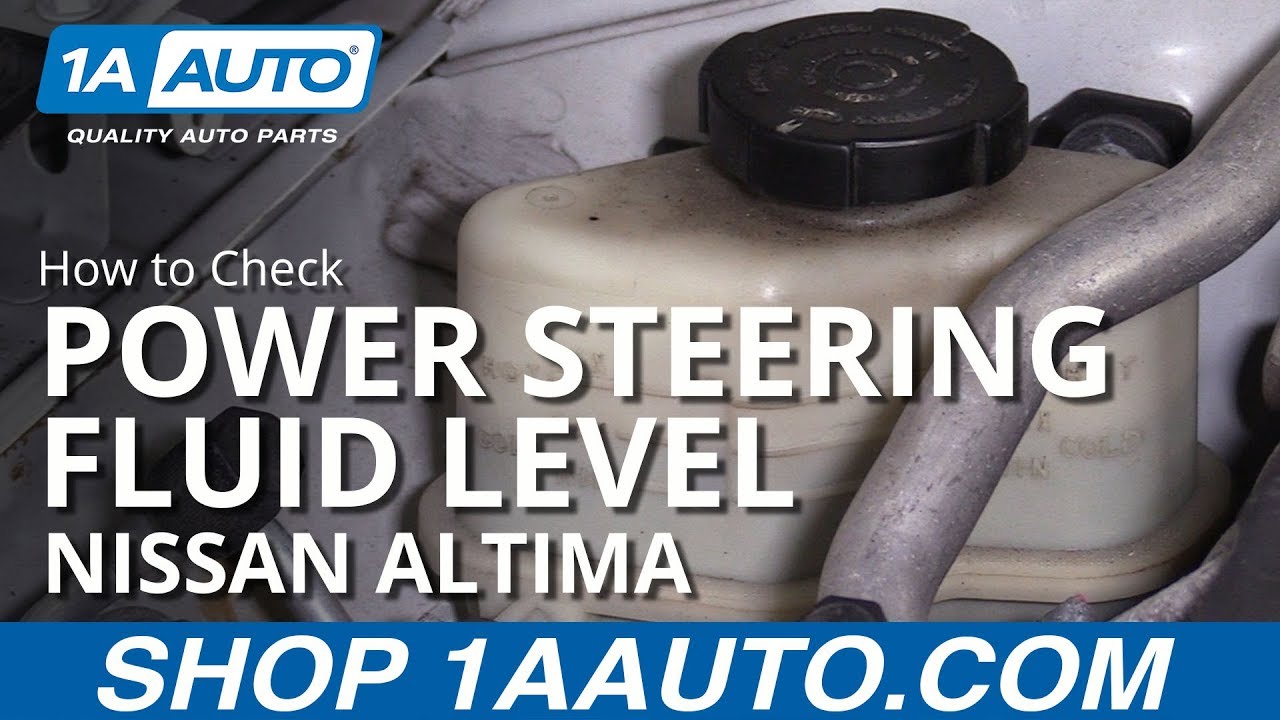 Power Steering Fluid 2012 Nissan Altima
