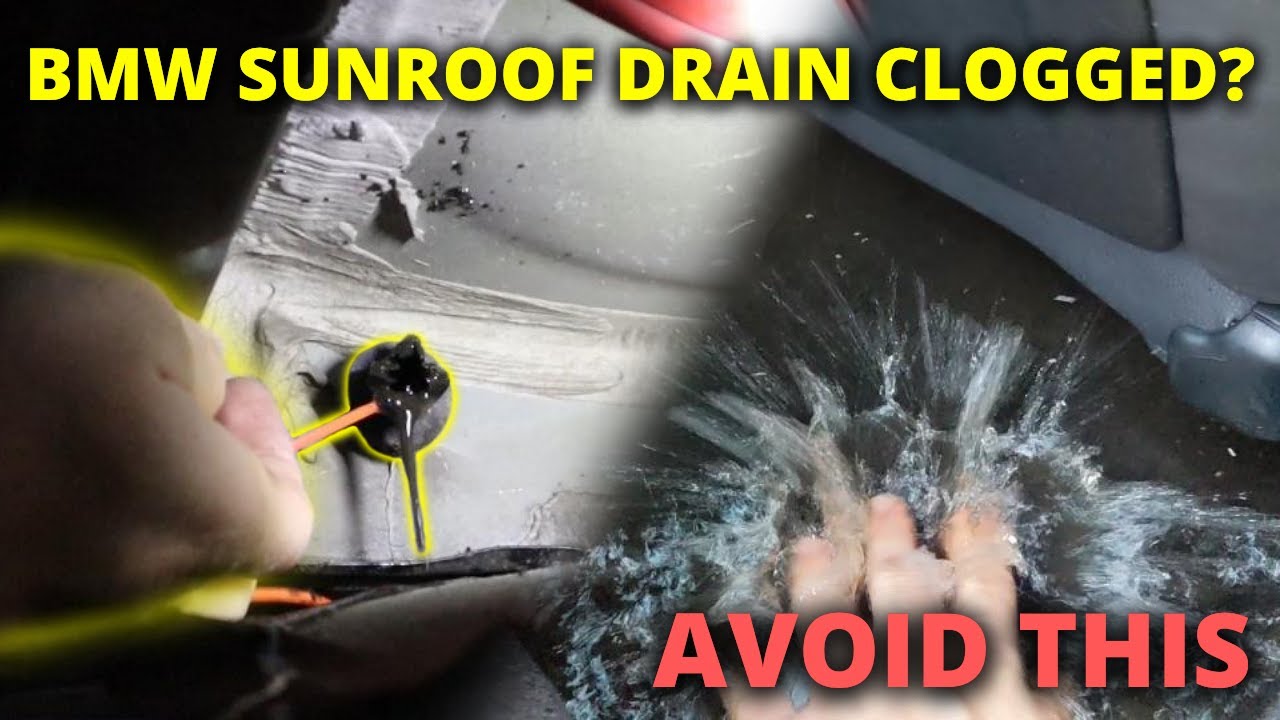 How To Unclog A Sunroof Drain