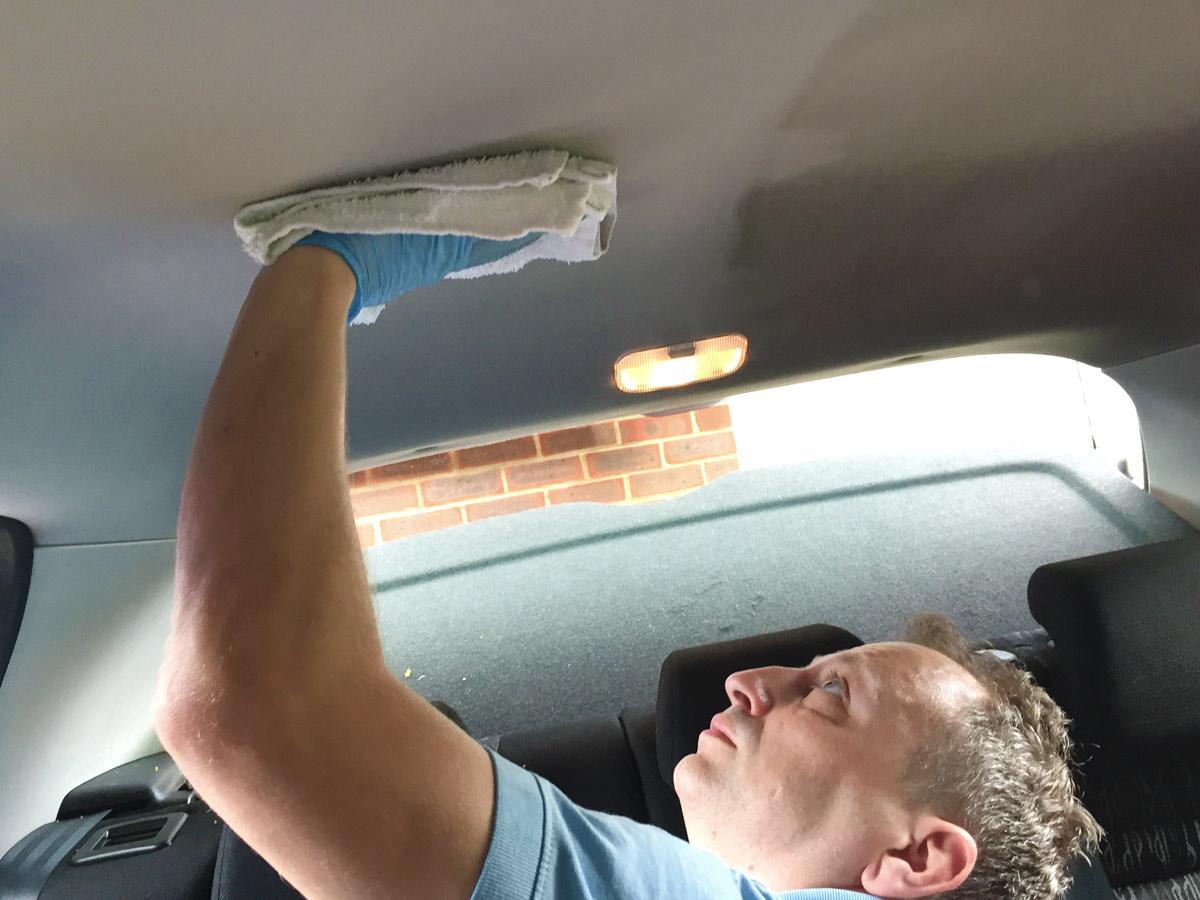 How To Clean Ceiling Of A Car