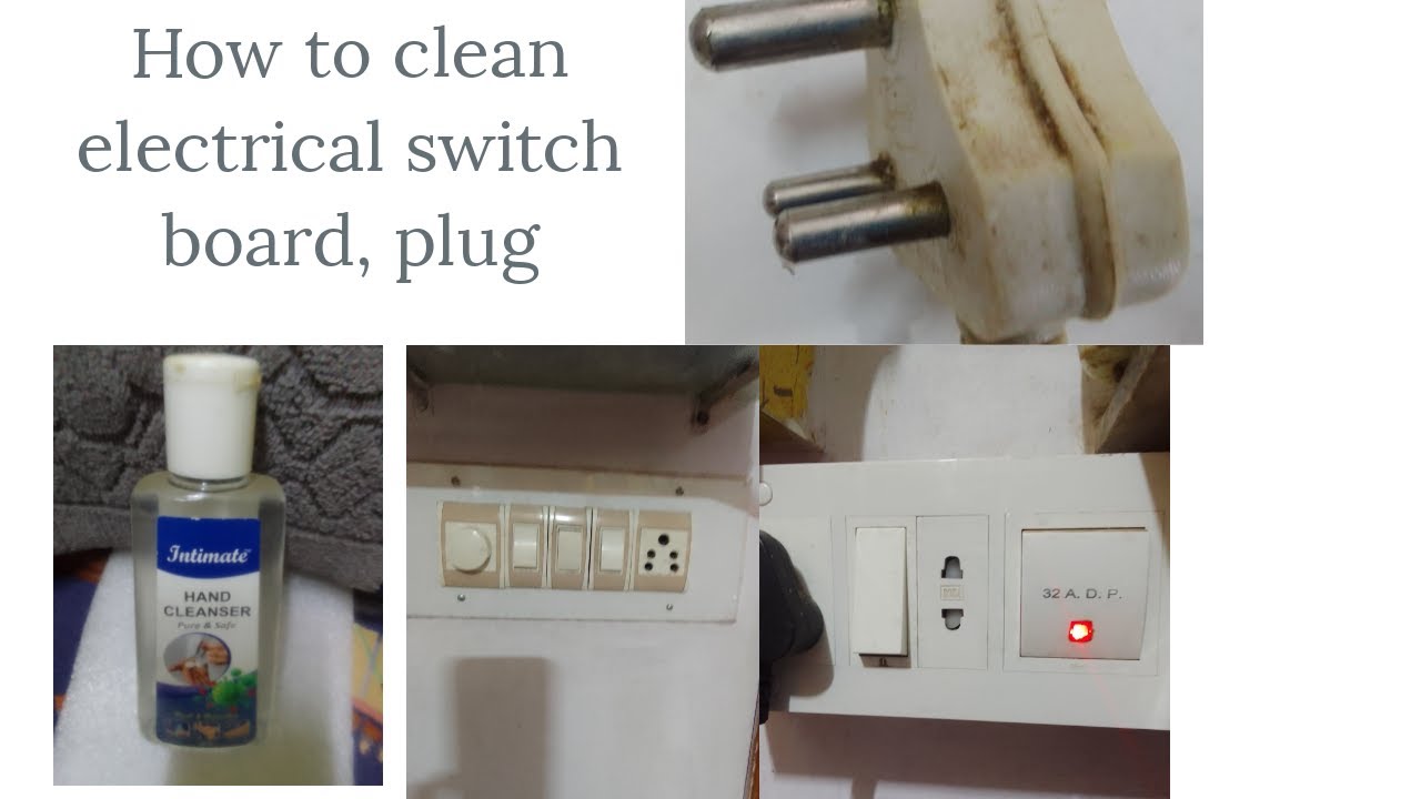 How To Clean Electrical Connectors Car How to clean electrical switch board and plug - YouTube
