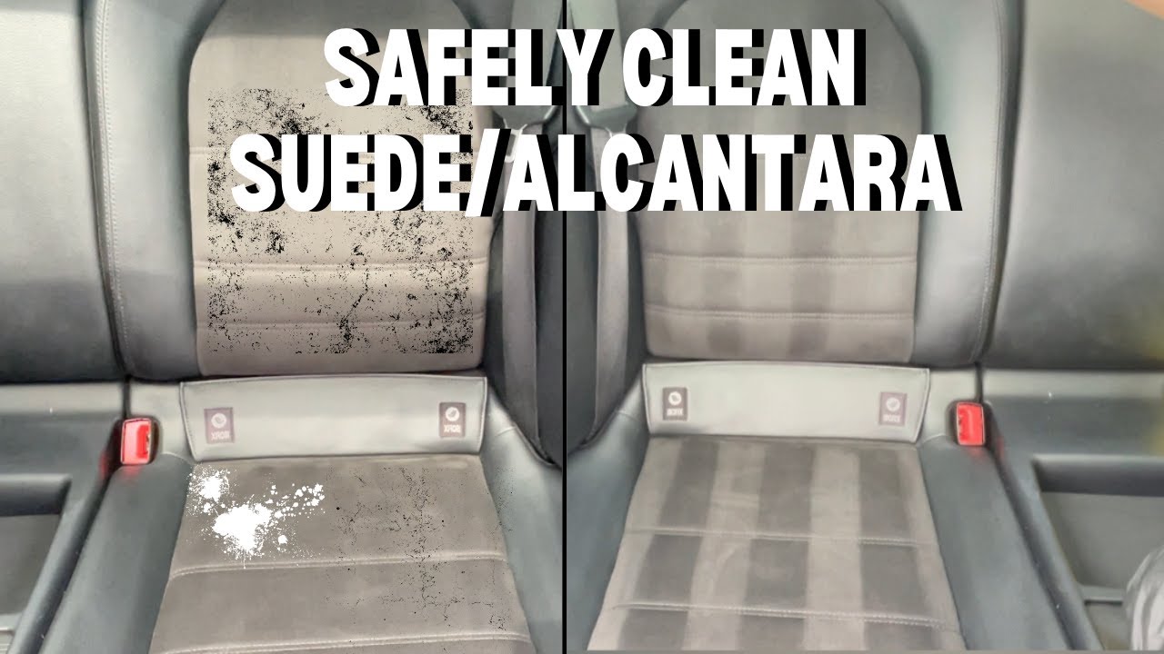 How To Clean Suede Seats Car HOW TO CLEAN SUEDE CAR SEATS | CAR DETAILING DIRTY SUEDE SEATS | DIRTY