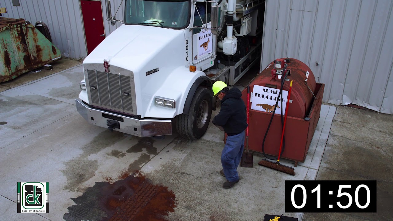 How To Clean Up Gasoline Spill On Driveway How to Clean Up Fuel Spill - Case Study - YouTube
