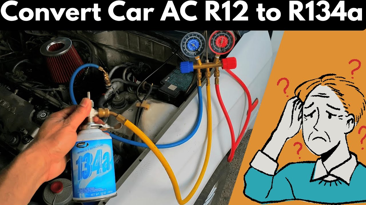 How To Convert From R12 To 134a How to Convert Your Car AC R12 System to R134a - YouTube
