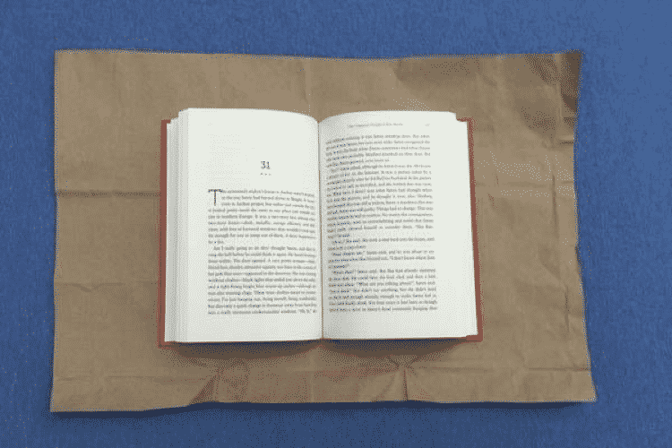 How To Cover A Textbook With Paper Bag How to Cover a Textbook with a Paper Bag