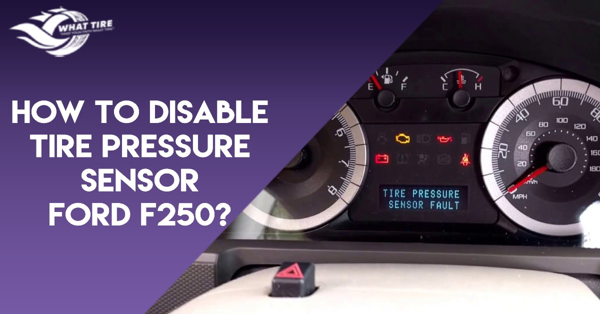 How To Disable Tire Pressure Sensor