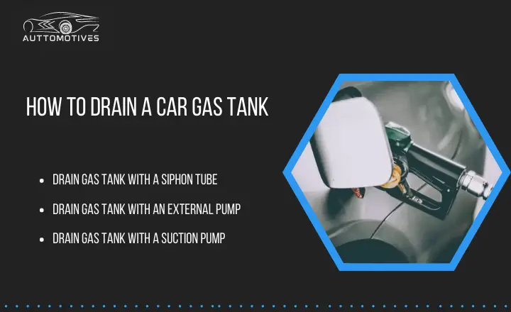 How To Drain A Fuel Tank