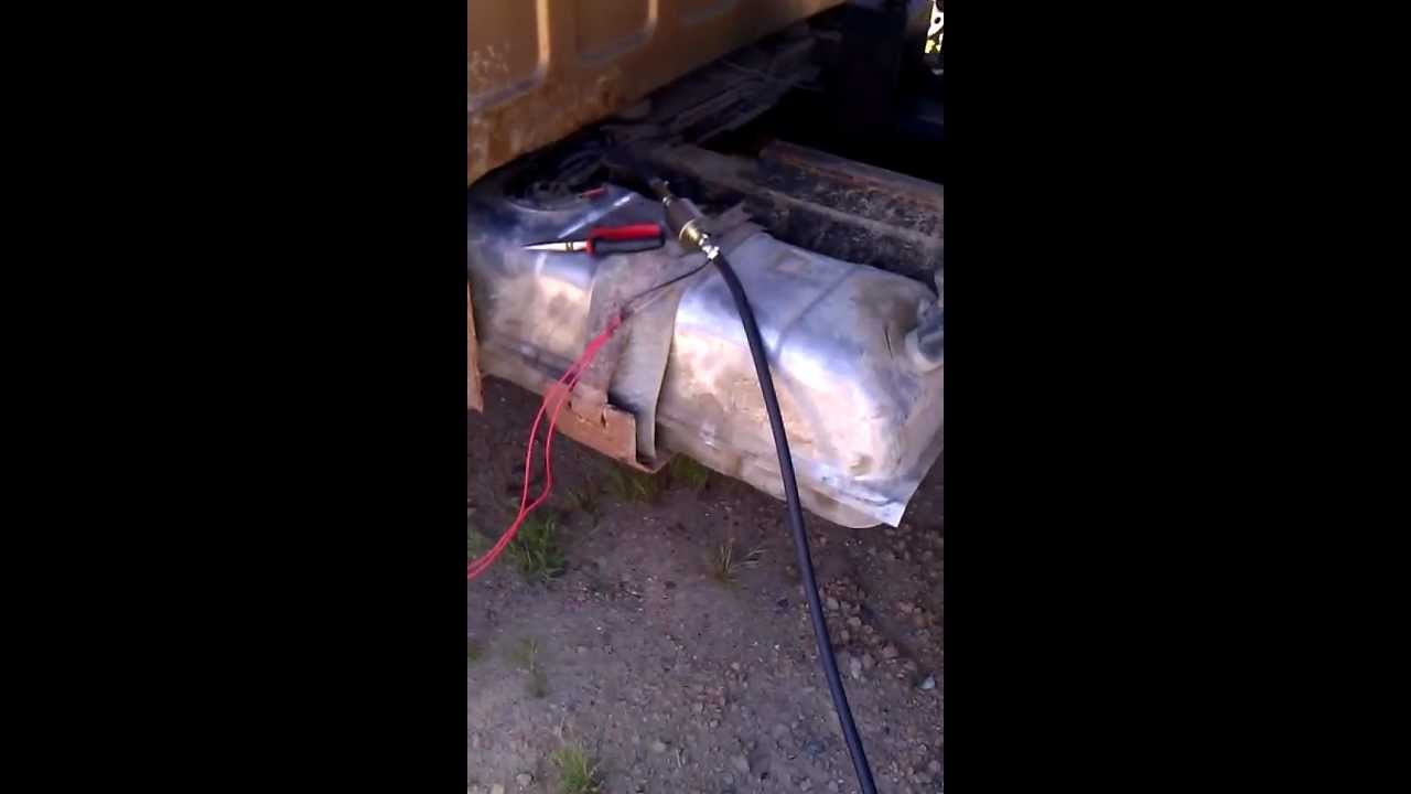 How To Drain A Fuel Tank HOW TO DRAIN A FUEL TANK - YouTube