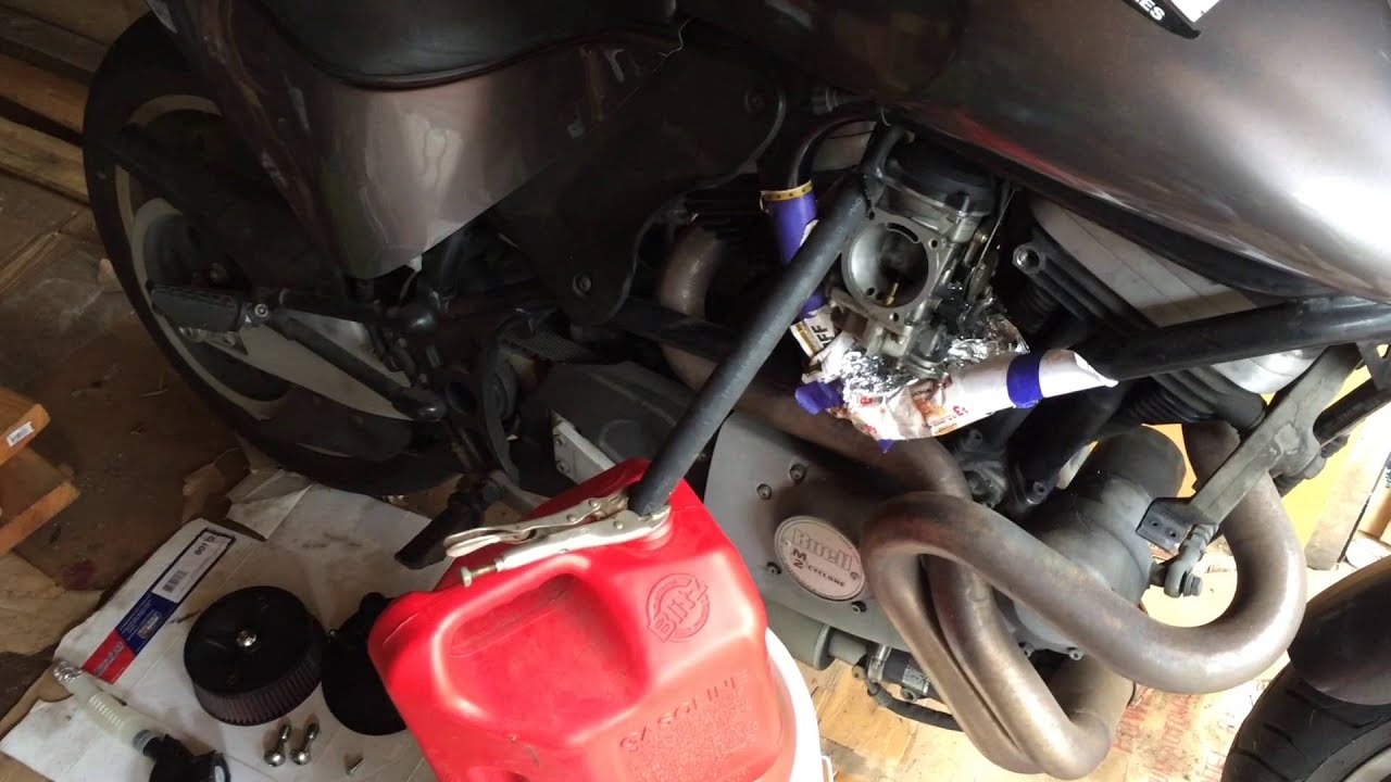 How To Drain The Gas Tank How To Drain A Motorcycle Gas Tank - YouTube
