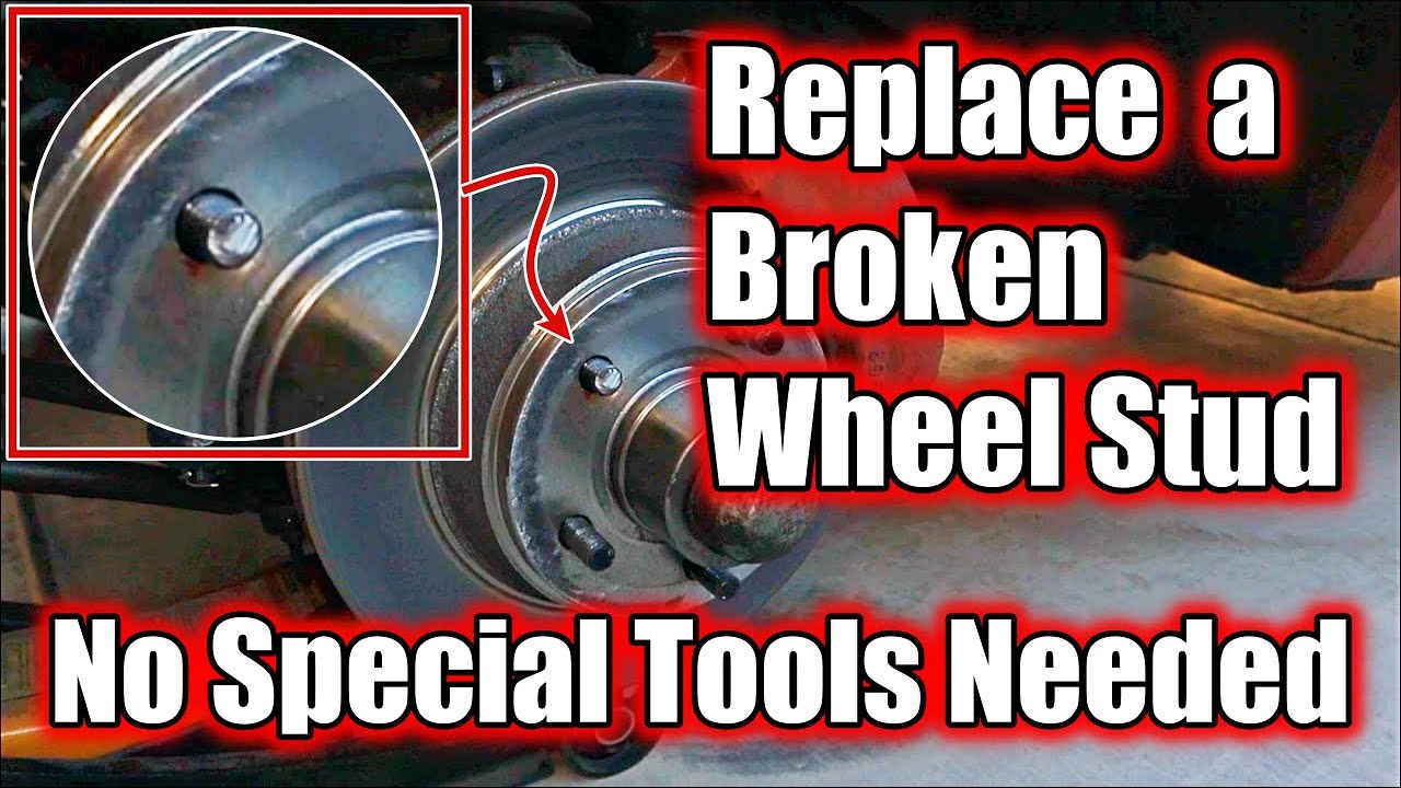 How To Replace A Broken Stud On A Wheel