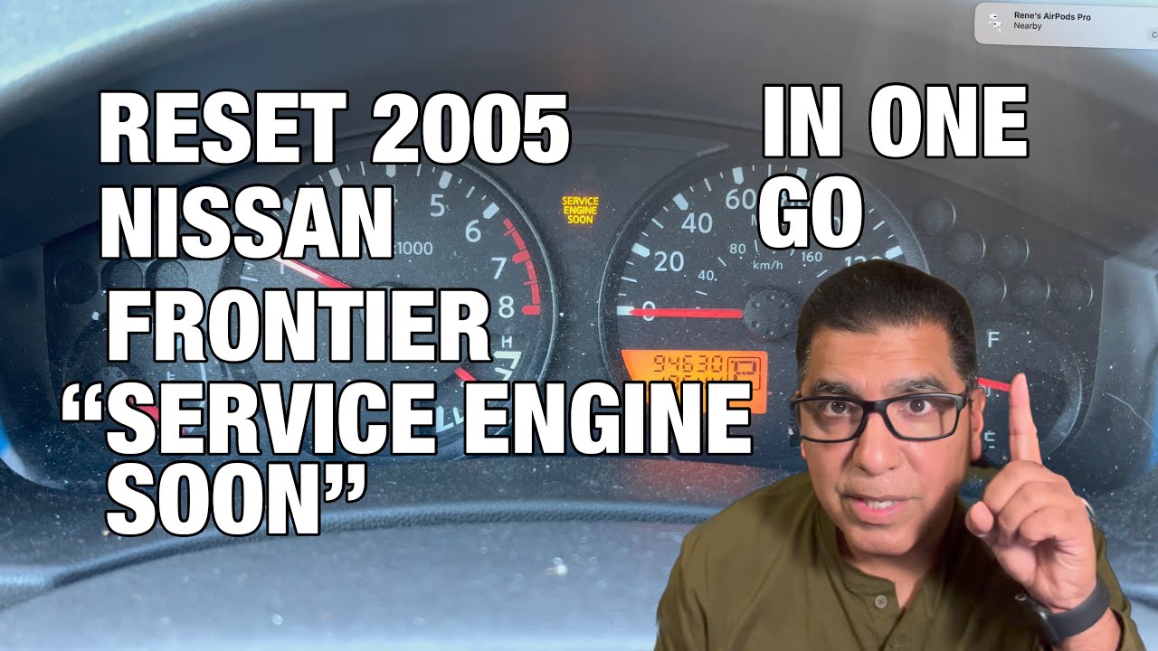 How To Reset Service Engine Soon Light Nissan