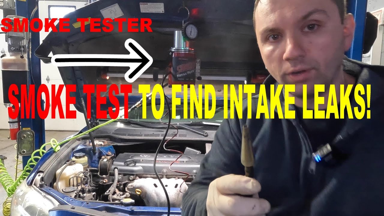 How To Find A Vacuum Leak With Smoke HOW TO FIND LEAKING GASKETS AND VACUUM LEAKS USING A SMOKE MACHINE