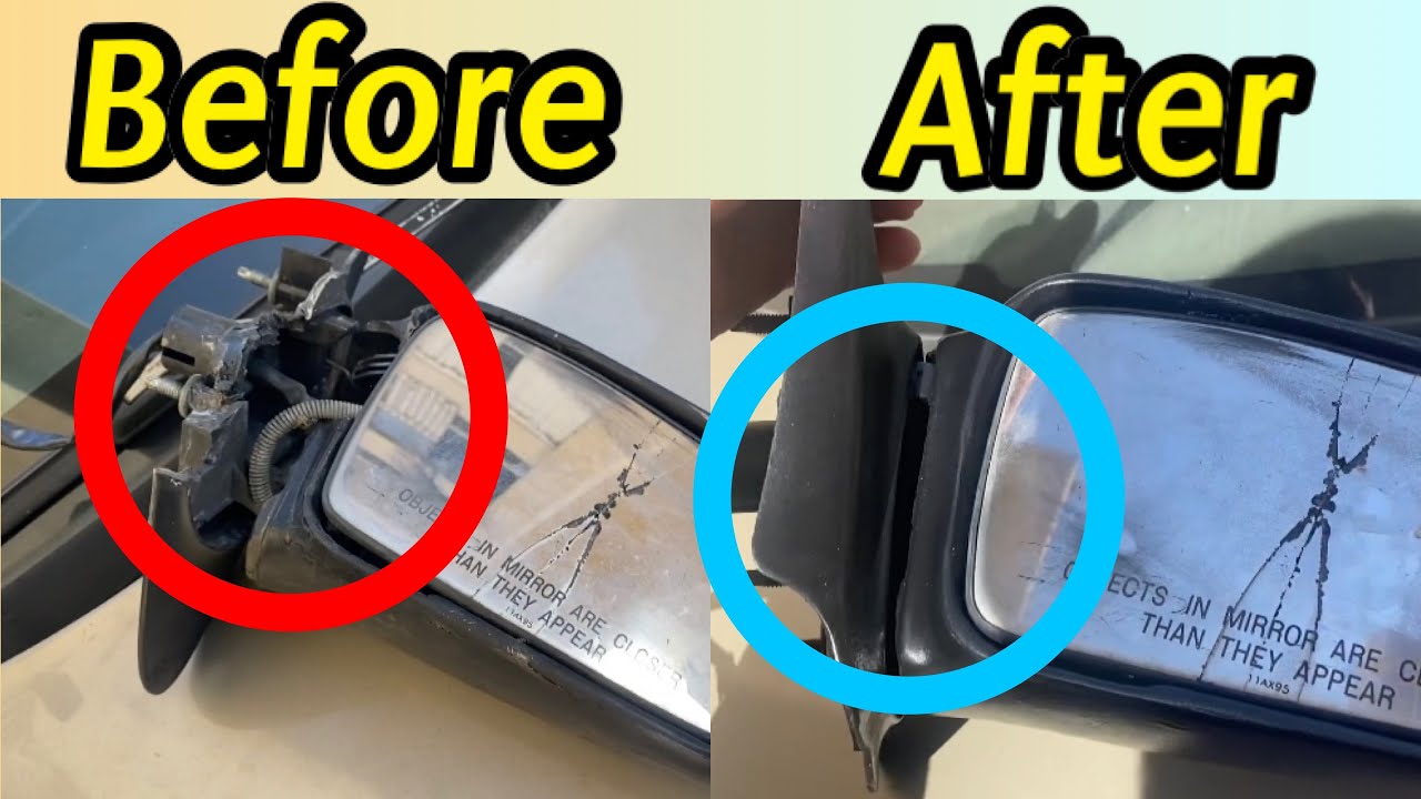 How To Fix A Broken Car Mirror