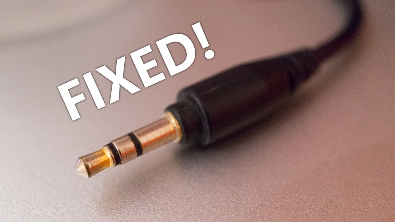 How To Fix A Broken Aux Jack How to fix a broken headphone jack - YouTube