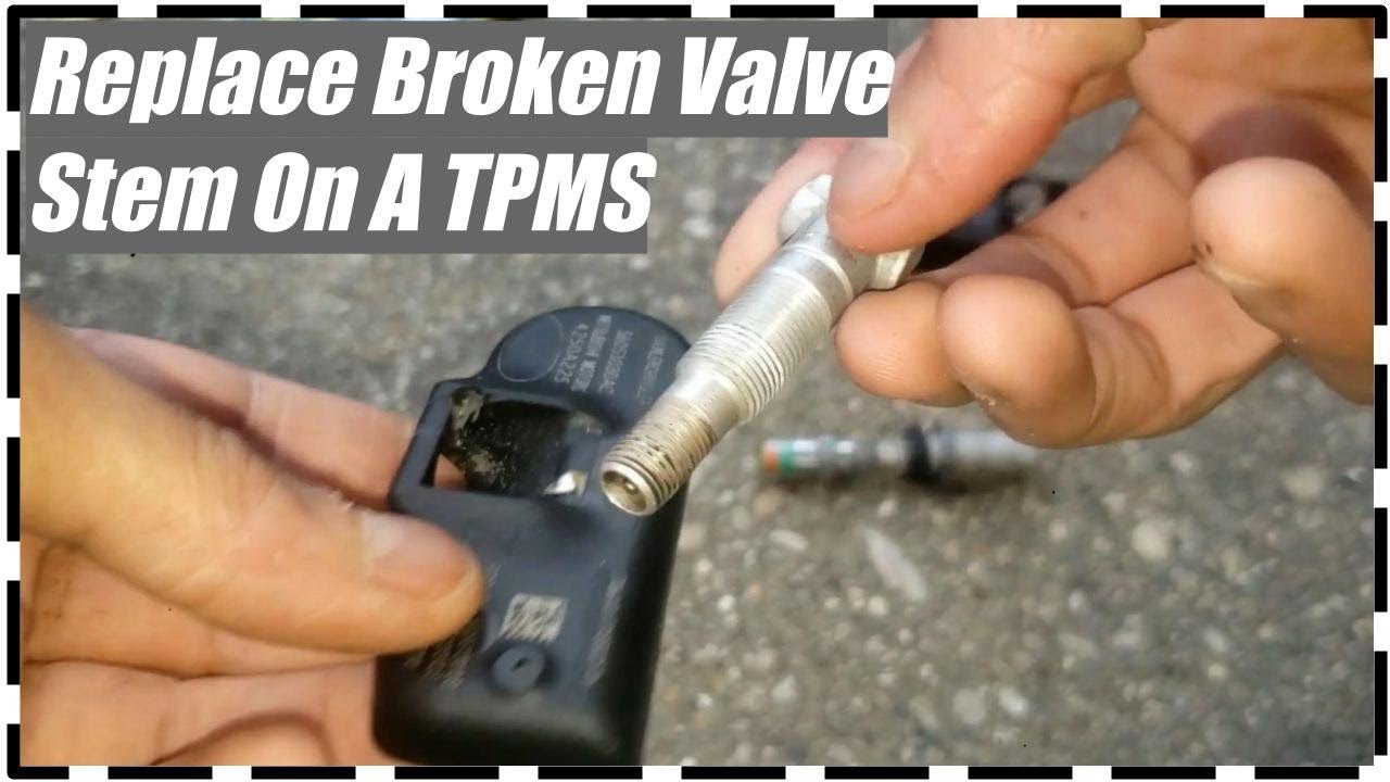 How To Replace A Tpms Valve Stem How To Fix A Broken Valve Stem On A Bike at Lula Meyers blog
