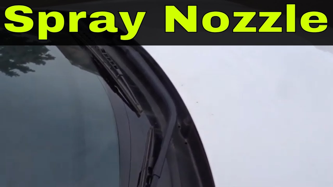 How To Unclog Windshield Washer Nozzles How To Fix A Clogged Windshield Washer Spray Nozzle-Easy Tutorial - YouTube