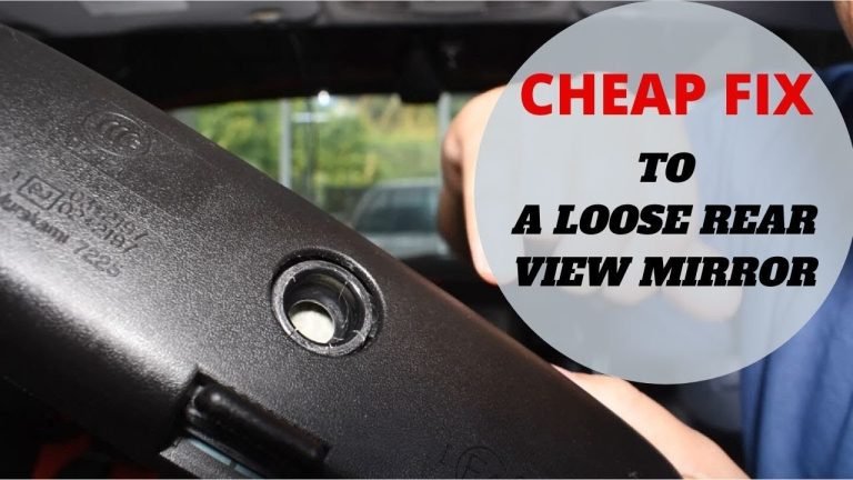 How To Fix A Loose Rear View Mirror How to Fix a Rear View Mirror That is Loose? Step-by-Step Guide