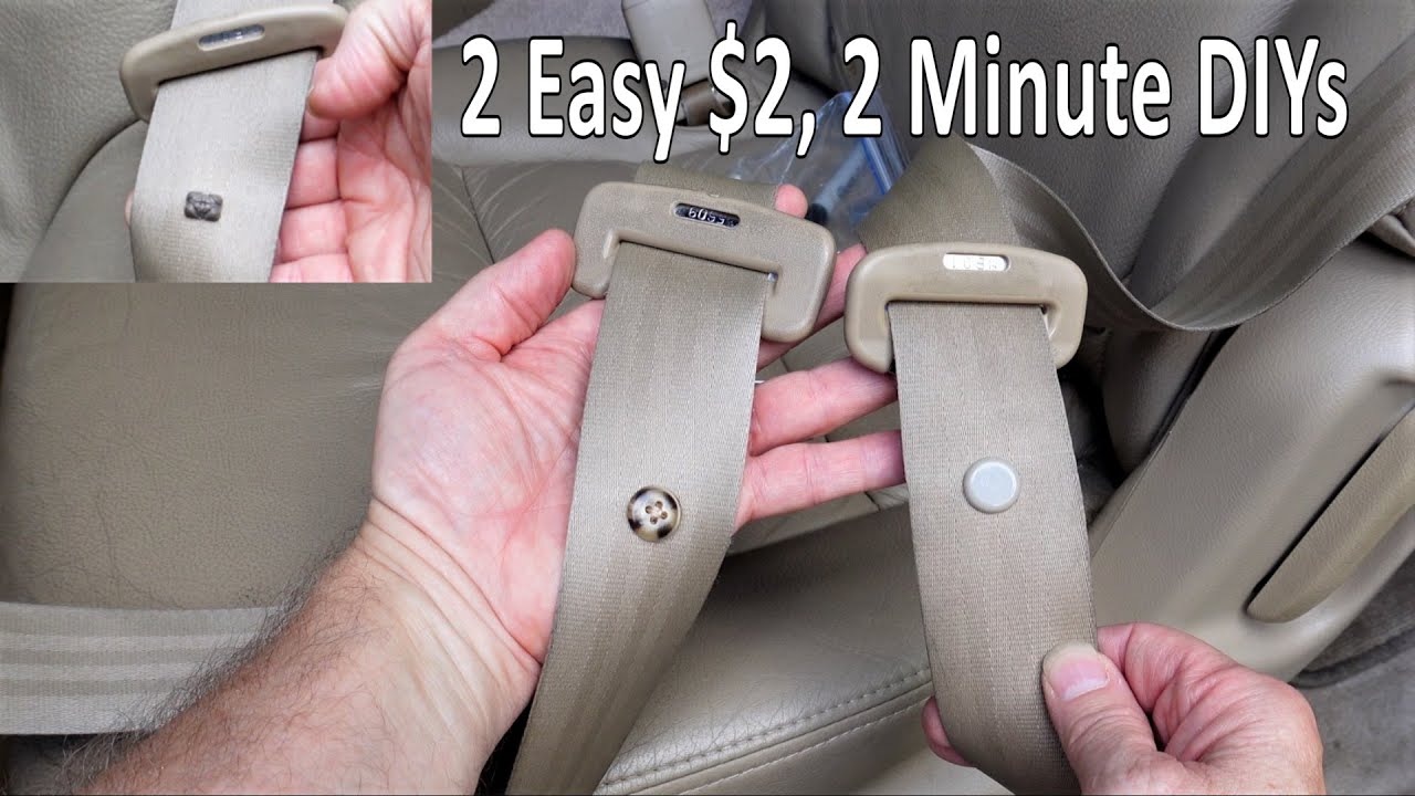 How To Fix A Seatbelt That Won't Retract How to Fix a Seat Belt, Easy - YouTube