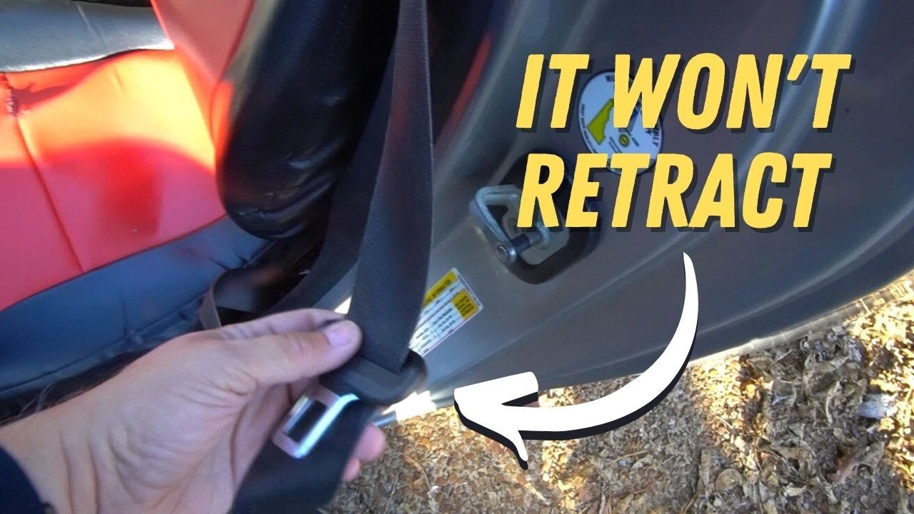 How To Fix A Seat Belt That Won't Retract How To Fix A Seat Belt That Won't Retract Or Is Slow To Retract - Quick