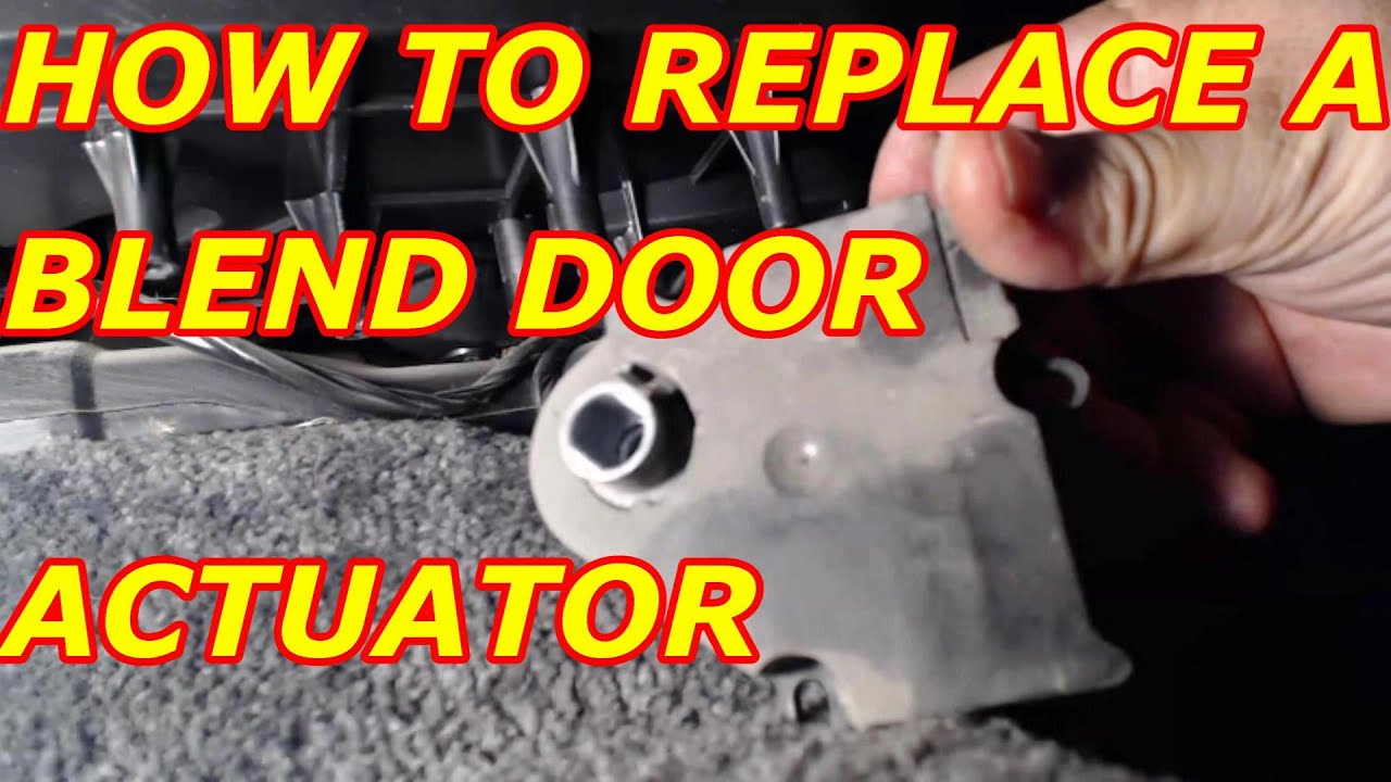 How To Get A Blend Door Unstuck How To Fix A Stuck Blend Door