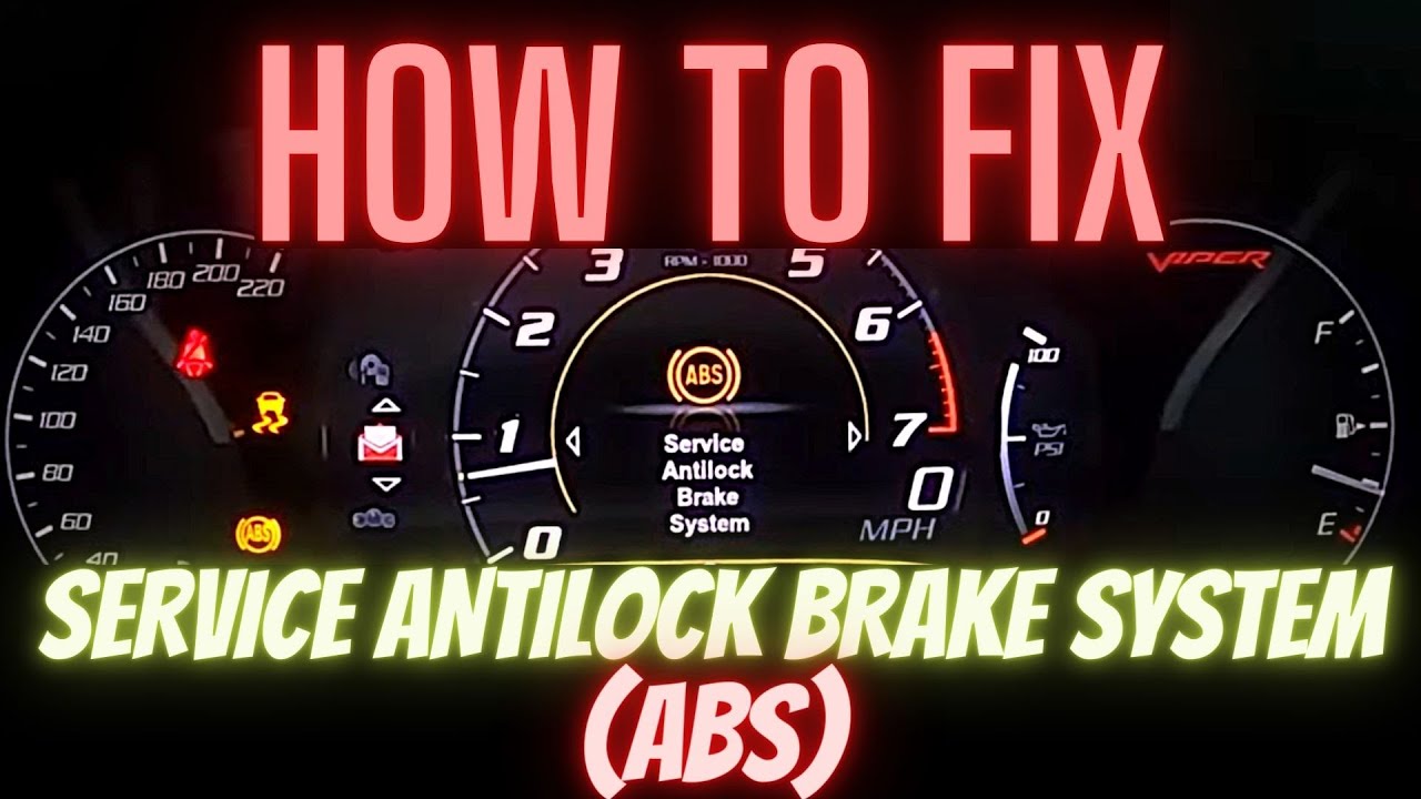 How To Reset Abs Brake System