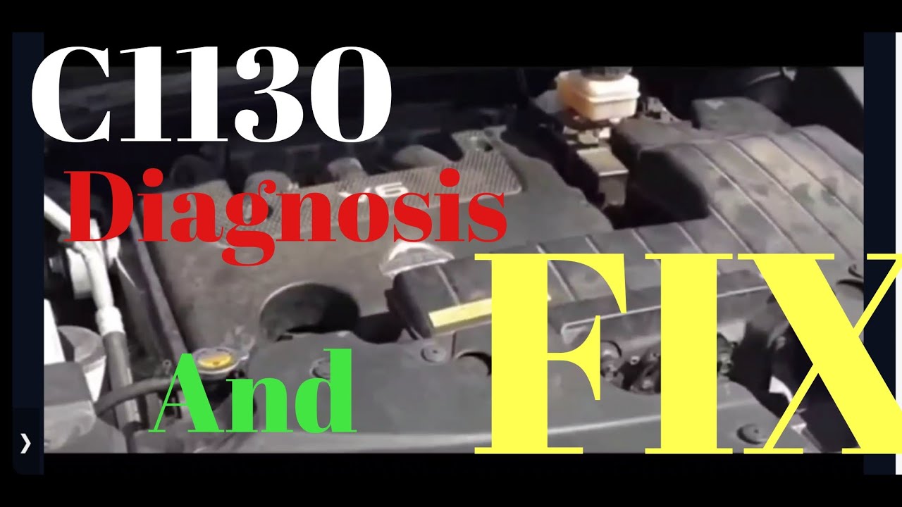 How To Fix C1130 Code Nissan