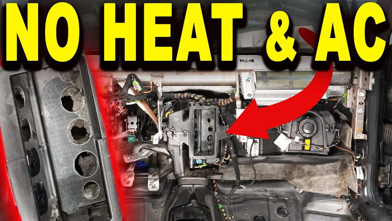 How To Get A Blend Door Unstuck How To Fix Blend Doors without Removing the HVAC Box - YouTube