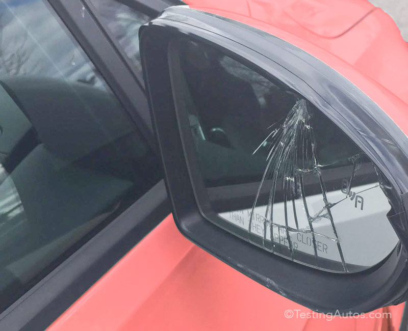 How To Fix Broken Mirror On Car