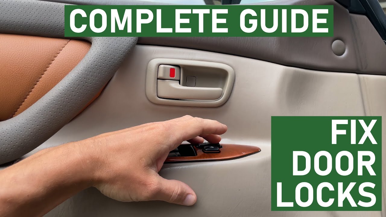 How To Repair A Door Lock Actuator How to Fix Car Door Lock Actuator $5 - Repair Replace Weak Locks - Land