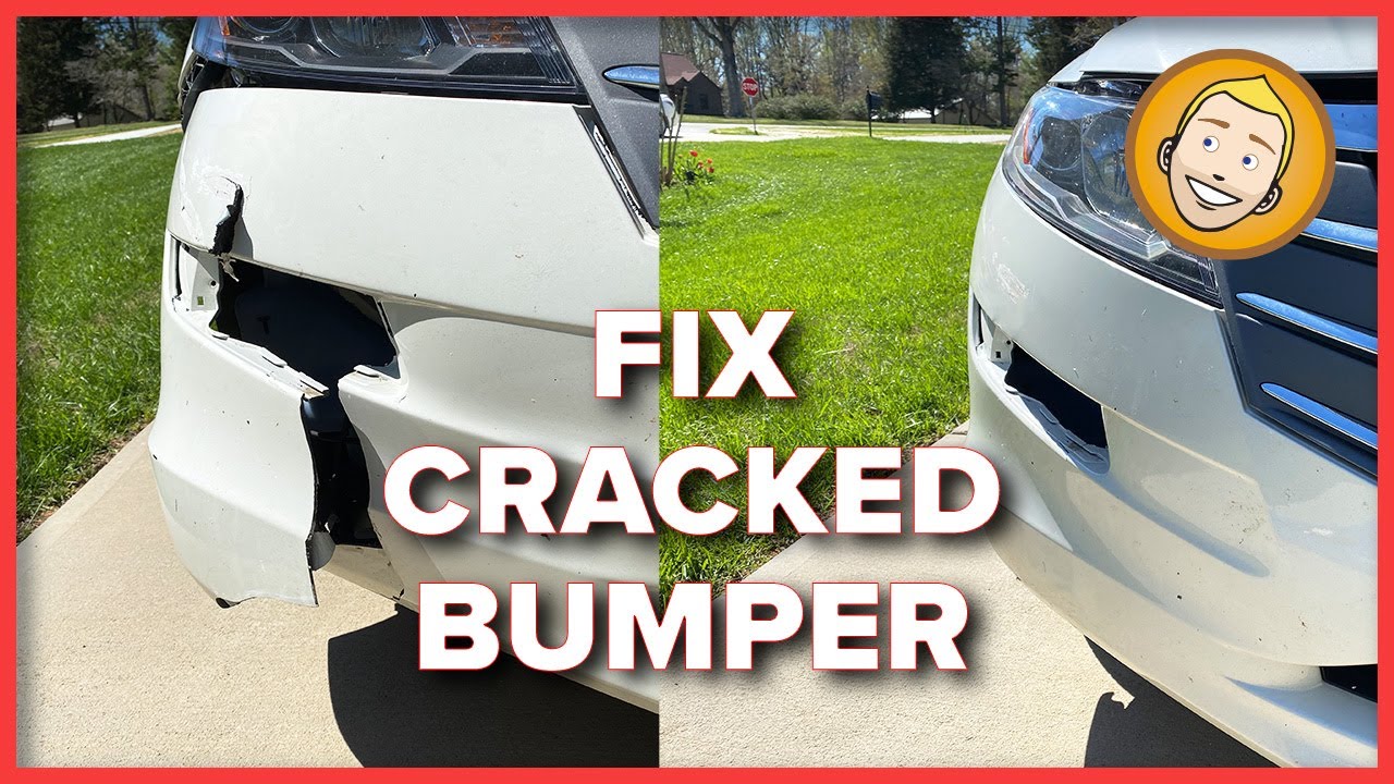 How To Repair A Cracked Front Bumper How to fix CRACKED BUMPER COVER in minutes - DIY with "Plastic Welding