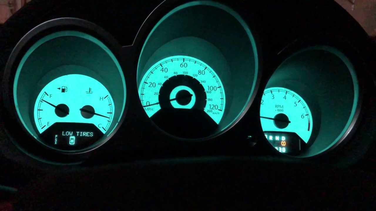 How To Fix Instrument Panel Lights How To Fix Indiglo Gauge Lights in Chrysler Sebring Dodge Caliber