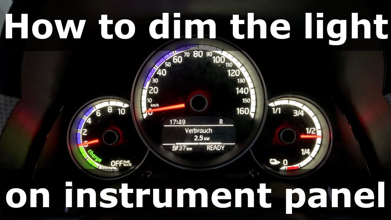 How To Fix Instrument Cluster Lights