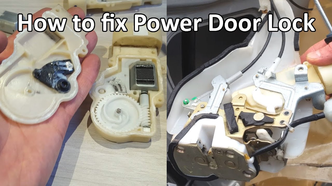 How To Repair A Door Lock Actuator How to fix power door lock actuator Toyota Lexus DIY - YouTube