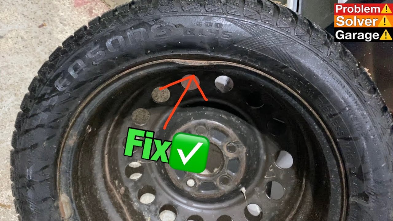 How To Fix A Bent Rim On Car